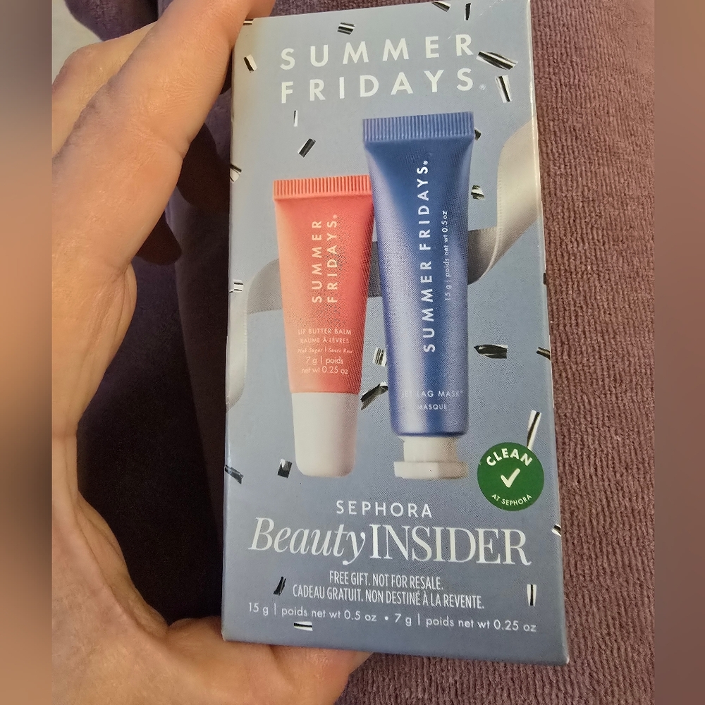 NIB Summer Fridays Bwauty Insider Jet Lag Mask + Moisturizer And Lip Balm Mini - Picture 4 of 4